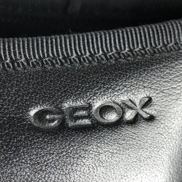 GEOX RESPIRA Black Leather Italian Patent Ballet Flats - Picture 9 of 10